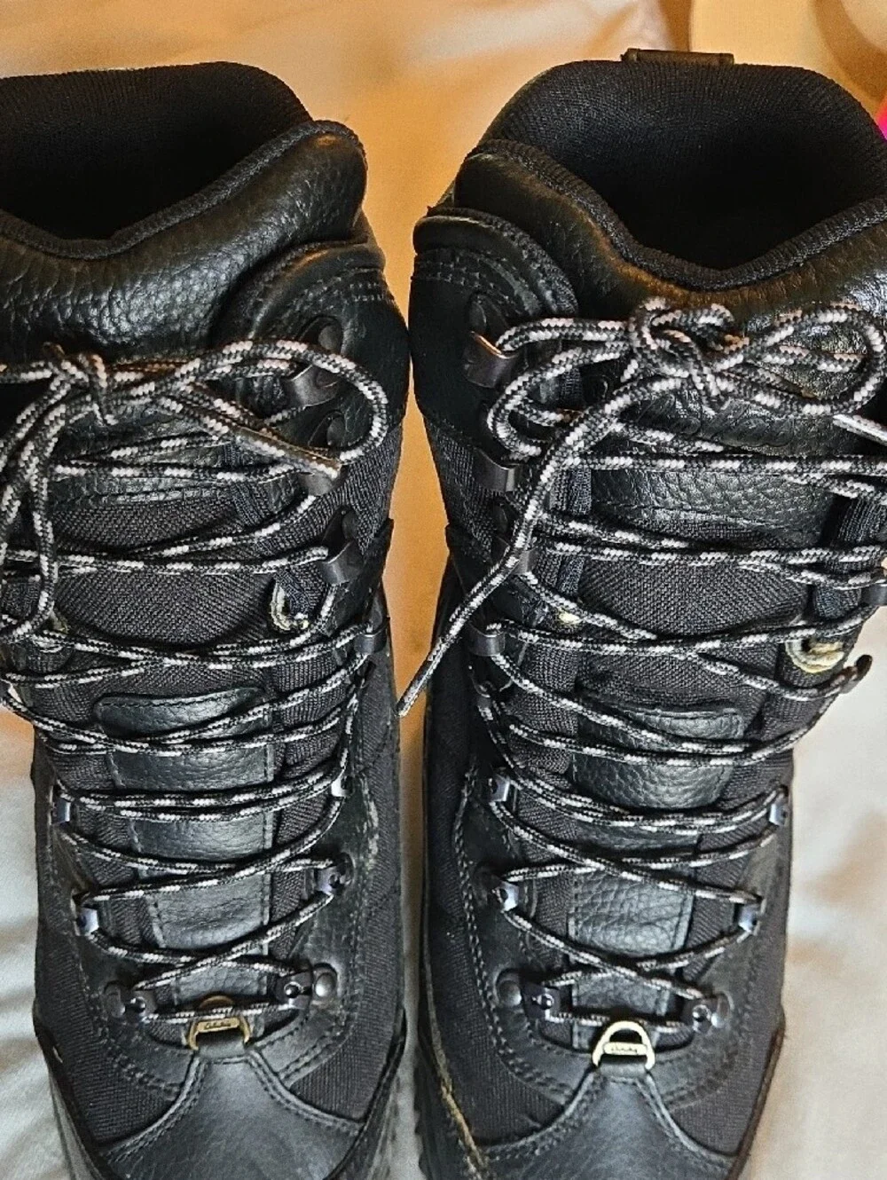 Cabela's Dry Plus Thinsulate Ultra Men Black Leather Snow Hunting Boots Sz 10 D